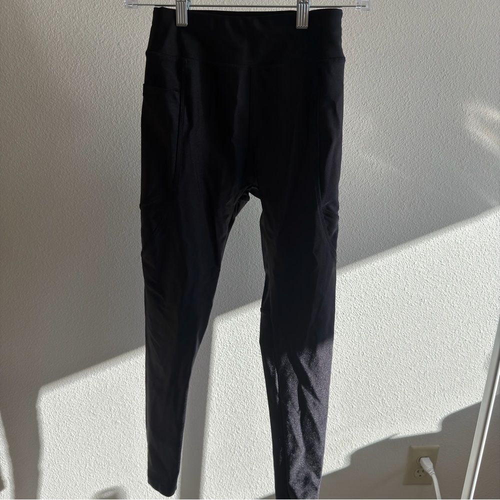 ASOS 4505 Black High Waisted Athletic Leggings Women’s US 4 Workout Gym - Picture 11 of 11